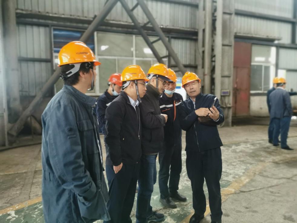 中國寶武鋼鐵集團領(lǐng)導(dǎo)專家赴振達鋼管調(diào)研考察