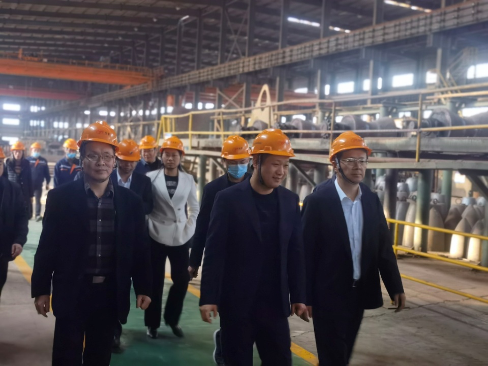 淮陰區(qū)區(qū)委書(shū)記王建軍一行蒞臨我司調(diào)研考察